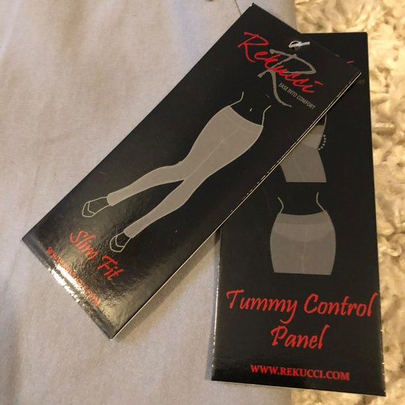 NWT Rekucci Curvy Women Modern Plus Size Pant w/Tummy Control Panel Silver Sz 22 - Picture 2 of 7